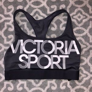 VS Grey Mesh Back Sports Bra